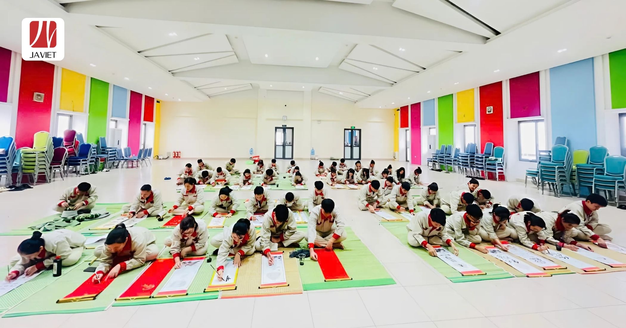 Hoạt động trải nghiệm viết thư pháp – Rèn luyện tính kiên trì, kỷ luật